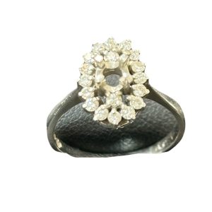 Pt900  プラチナ　地金　リング　メレダイヤ