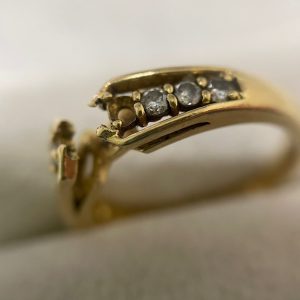 金価格が高騰しています| K18メレダイヤ付きリングの買取| 利根町中谷