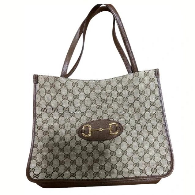 GUCCI グッチ ホースビット1955 GGキャンバス トートバッグ