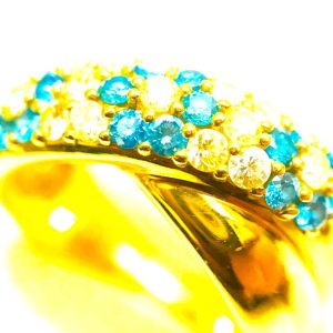 K18 メレダイヤモンド ゴールドリング アクセサリー