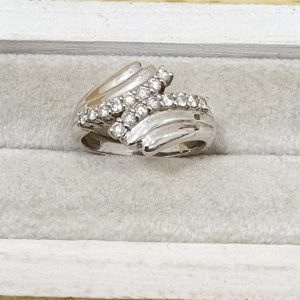 K18 Pt900 ダイヤモンドリング 0.12ct 金 プラチナの買取実績