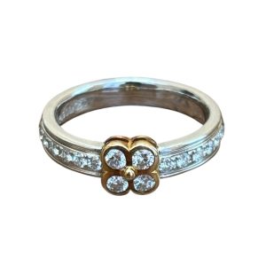 Pt900(プラチナ900)　ダイヤ付き　リング