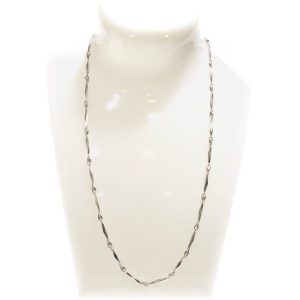 Pt850（プラチナ850） 切子デザインネックレス