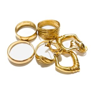 K18（18金） リング（指輪）、イヤリングおまとめ