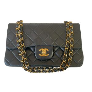 シャネル カーフィアスキン ココマーク チェーン財布 A48654 CHANEL(シャネル) ココマーク チェーンウォレット キャビア