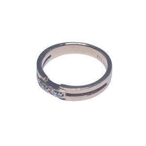 K10 10金 ホワイトゴールド リング