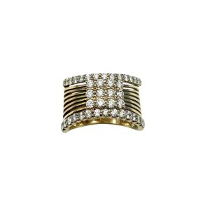 18K 18金 メレダイヤ リング