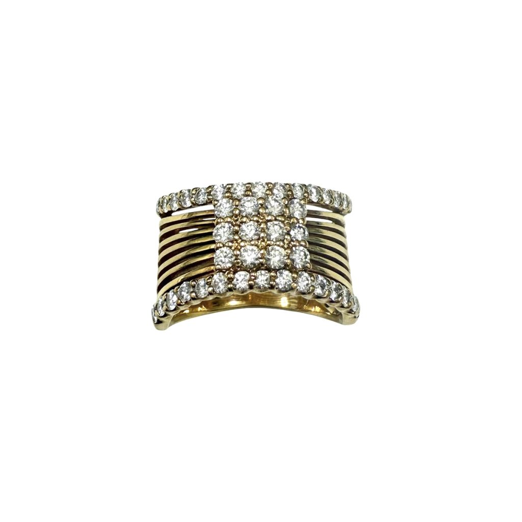 18K 18金 メレダイヤ リング