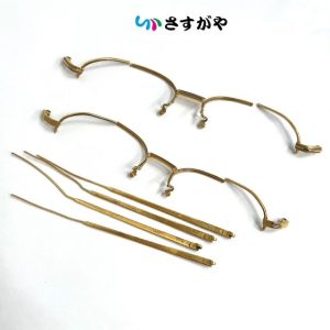 メガネフレーム 眼鏡 K18 750 金