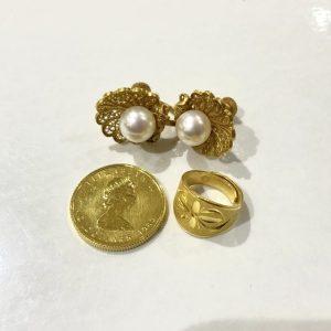 422:プラチナ900　パール/メレダイヤ付リング 楽天市場】リング 指輪 平打ちリング 結婚指輪 マリッジリング
