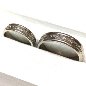 Pt900 プラチナ ペアリング 指輪