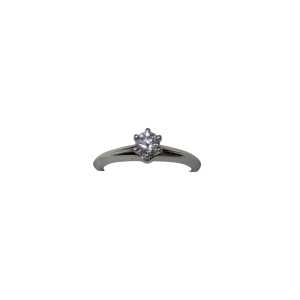 Tiffany ＆ Co. ティファニー ナローリング ブラックチタンの