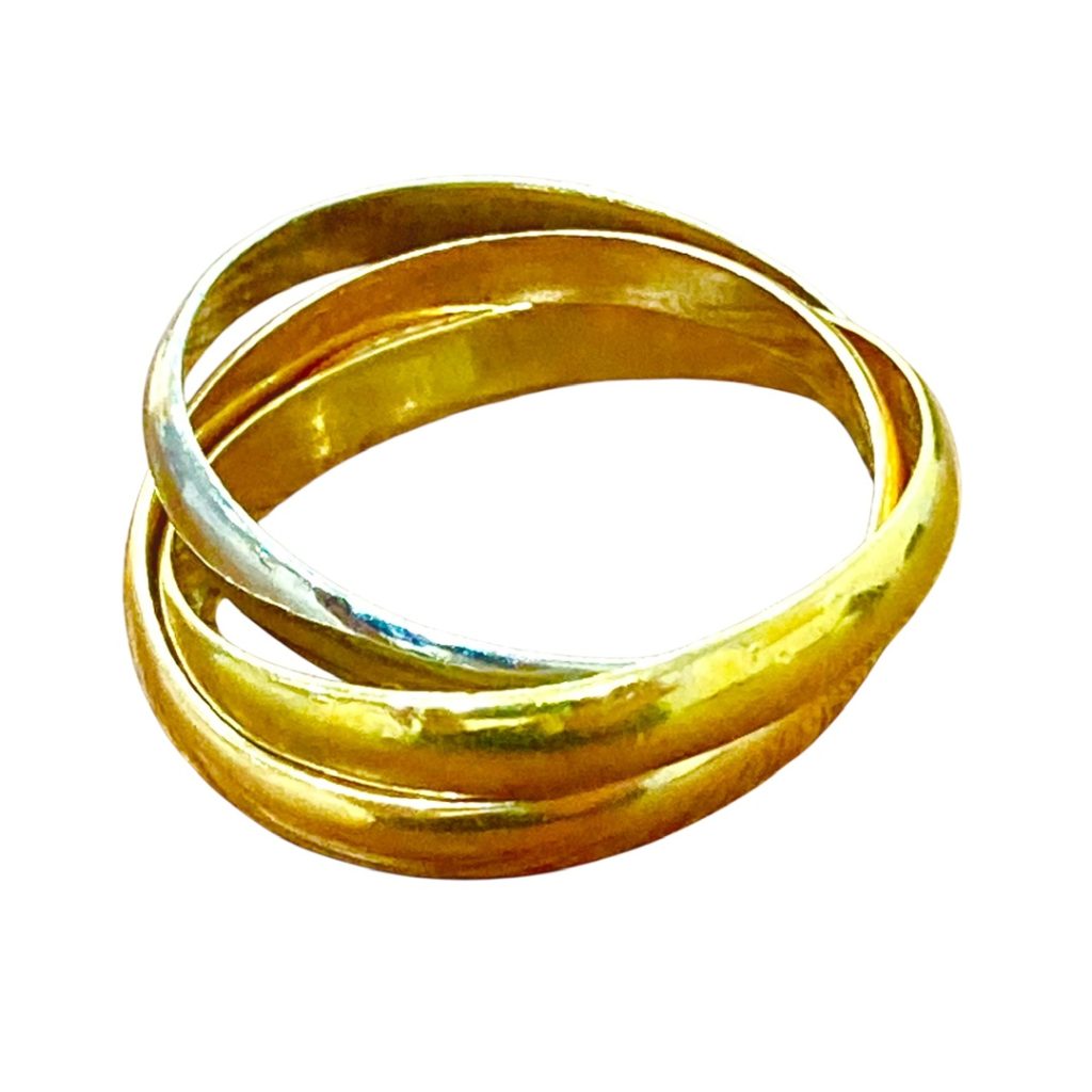 K18 Pt900 コンビ リング アクセサリー