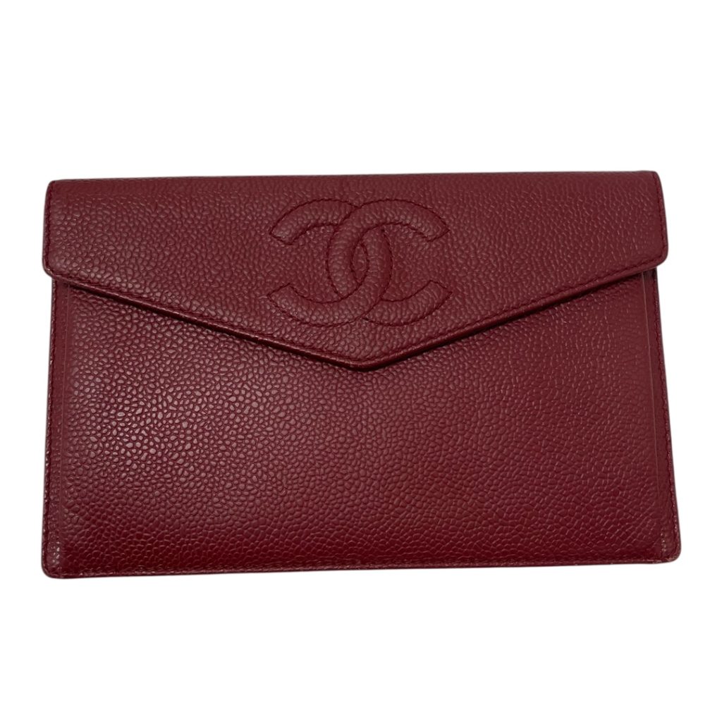 CHANEL ココマーク キャビアスキン 財布