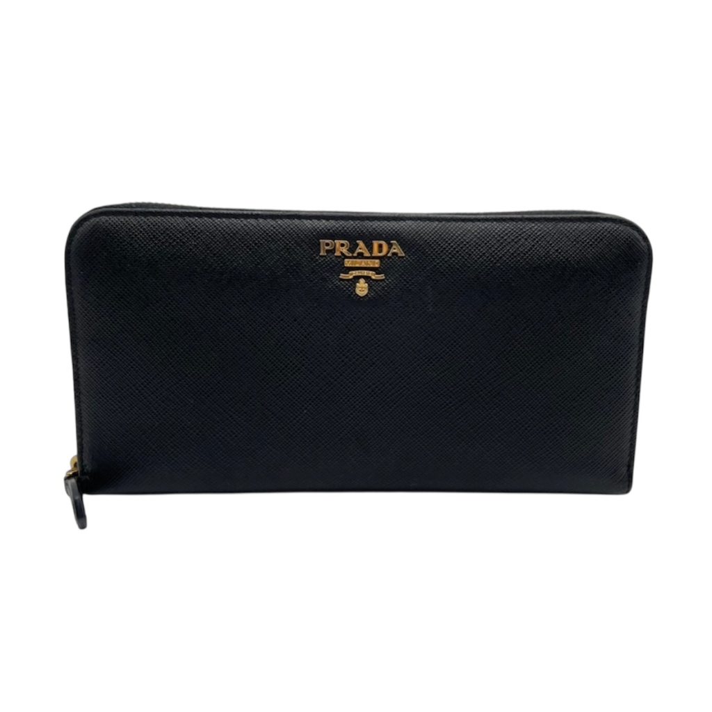 PRADA(プラダ) 財布 ラウンドファスナー サフィアーノレザー