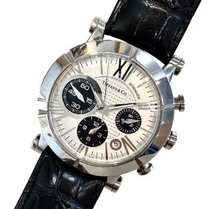 Tiffany ティファニー アトラスジェントクロノグラフ メンズウォッチ