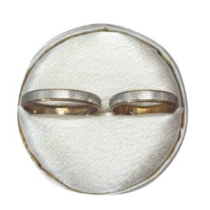 K18 Pt900 コンビリング