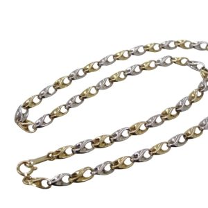 K18（18金）Pt850　コンビネックレス