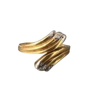 K18　ダイヤモンド　リング　(18金　指輪)