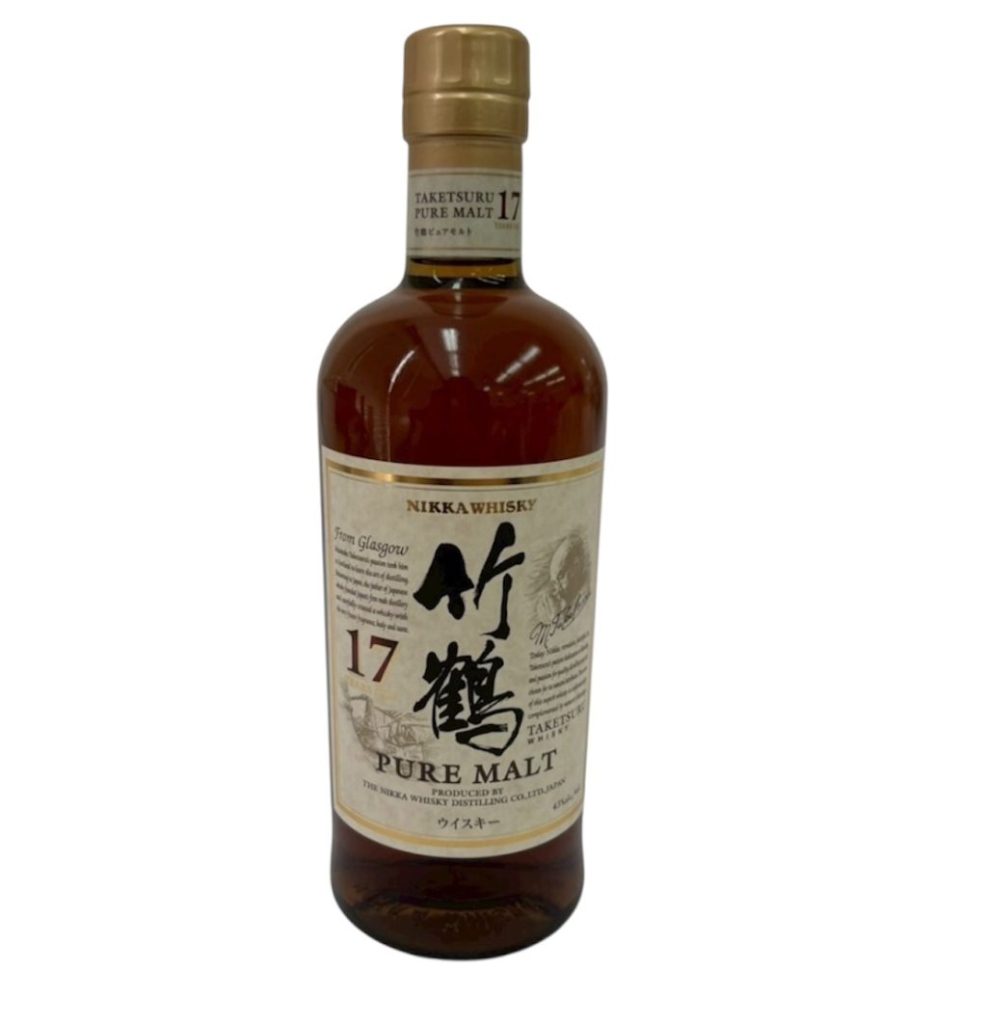 NIKKA ニッカ 竹鶴 17年 ピュアモルト ウイスキー PURE MALT WHISKY 700ml 43% 古酒