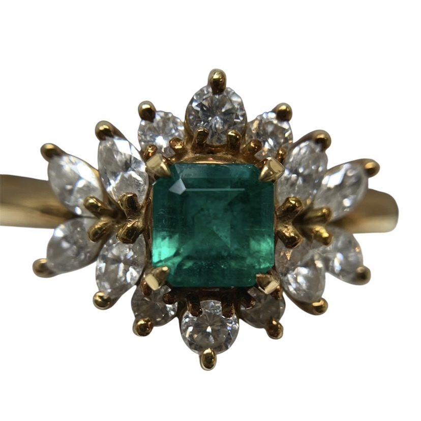 K18 エメラルド 1.00ct リング