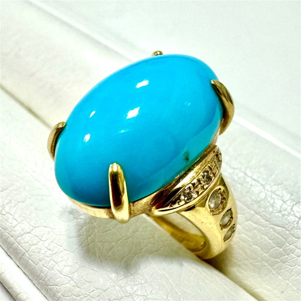 K18 18金 ターコイズリング アクセサリー