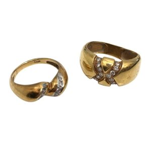 K18 18金 リング メレダイヤモンド おまとめ