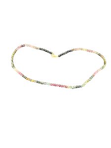 ネックレス アクセサリー K18 トルマリン