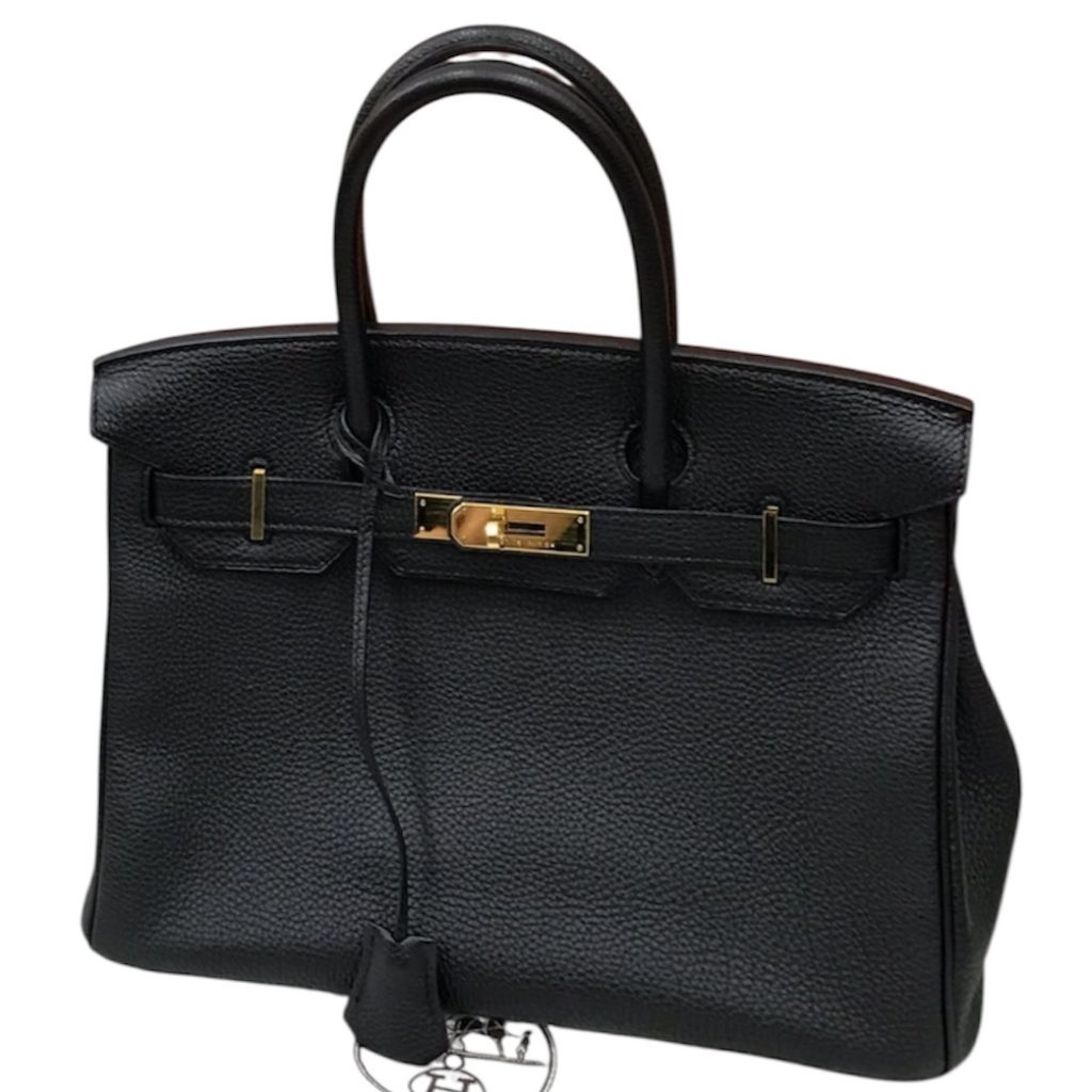 Hermès エルメス バーキン35 ハンドバッグ ブラック レザー