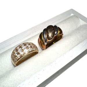 【函館市】K18・K14・Pt900 コンビリングを高価買取!金×プラチナの素材価値を丁寧査定