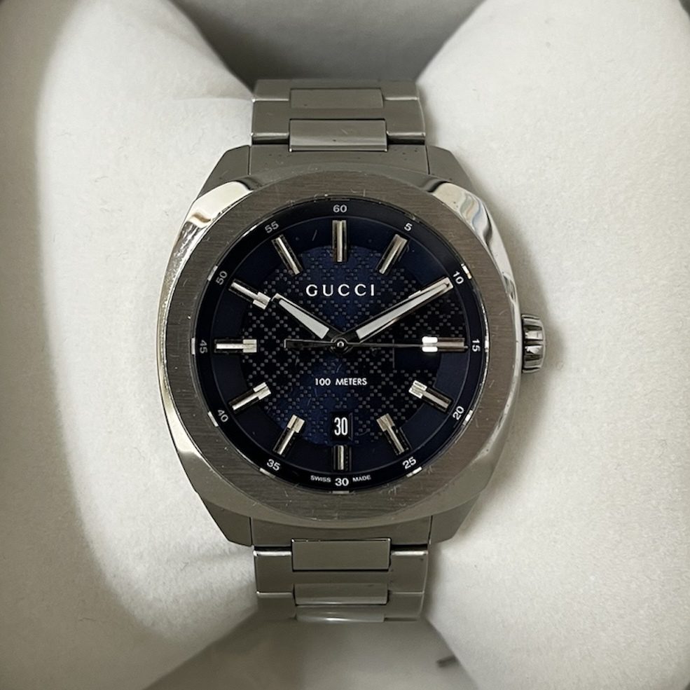 GUCCI グッチ Gucci 時計 GG2570 クォーツ ネイビー
