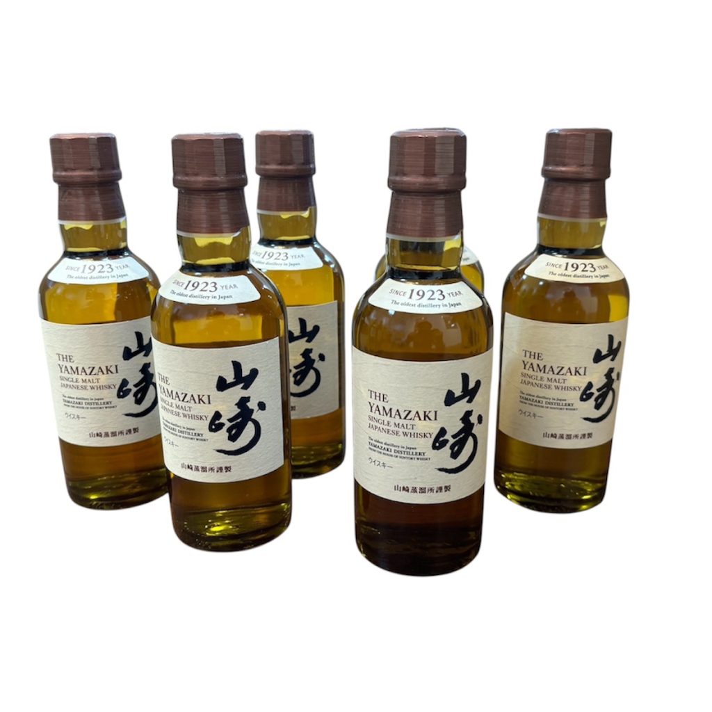 サントリー(SUNTORY)山崎NV ミニボトル(180ml)6本セット ジャパニーズウィスキー