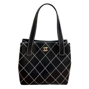 CHANEL シャネル ワイルド ステッチ ココマーク ハンドバッグ
