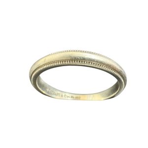 TIFFANY & Co ティファニー 1837 Ti 925 チタン シルバー リング