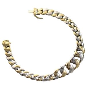 K18/Pt900 コンビブレスレット