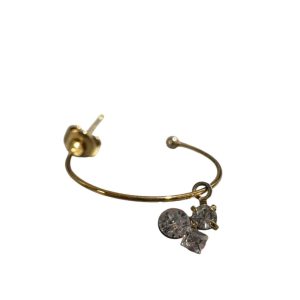 K18　ダイヤモンド　ピアス　(18金　ピアス)