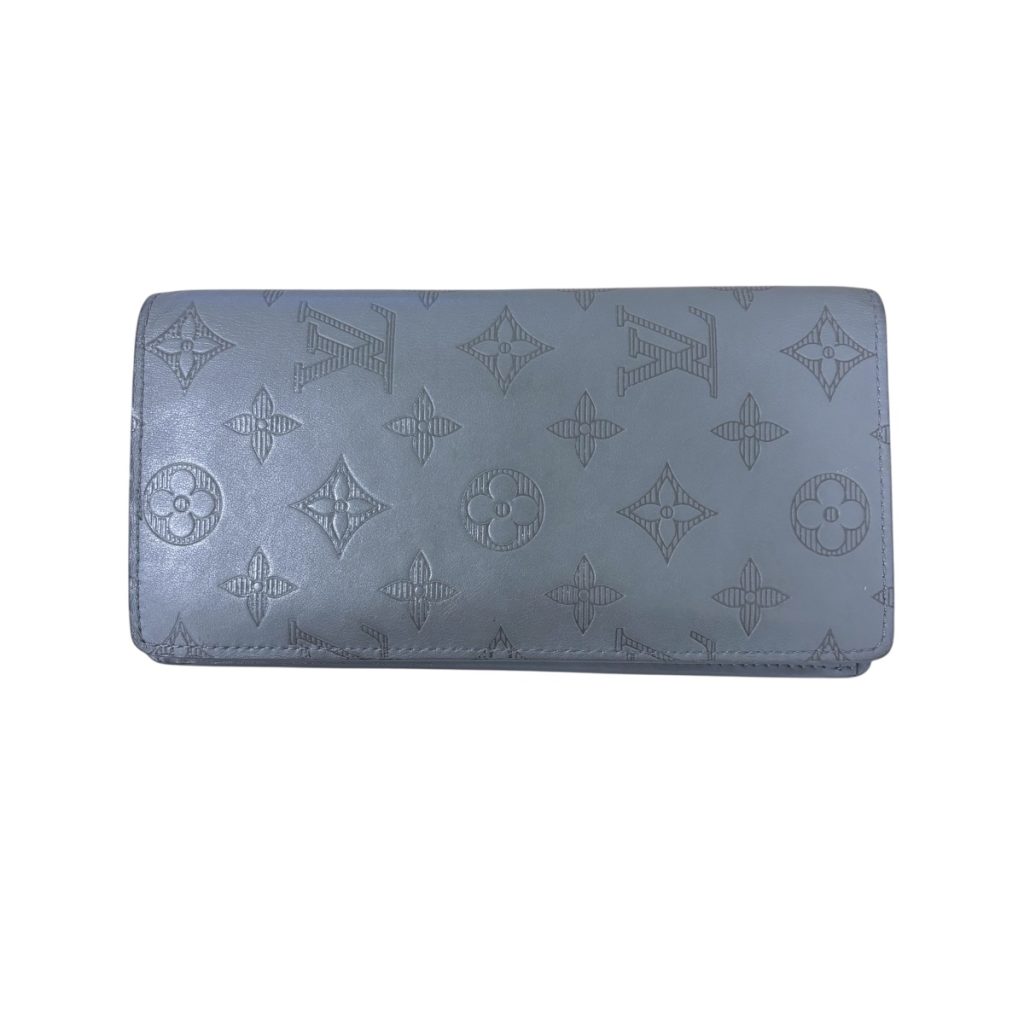 Louis Vuitton ルイヴィトン ポルトフォイユ ブラザ モノグラムシャドウ グレー 財布