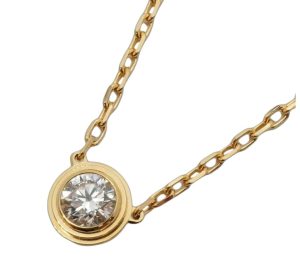 Cartier カルティエ ネックレス K18 18金 イエローゴールド ダイヤモンド