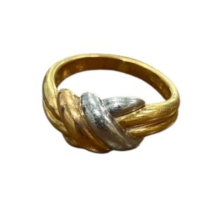 【 K18&Pt900 (18金&プラチナ純度900) / リング (指輪)  】