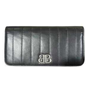 BALENCIAGA黒 ラウンドファスナー バレンシアガ BALENCIAGA - BALENCIAGA バレンシアガ ラウンドファスナー長