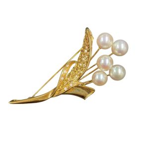 K18 18金ブローチ