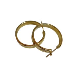 K18(18金) フープピアス