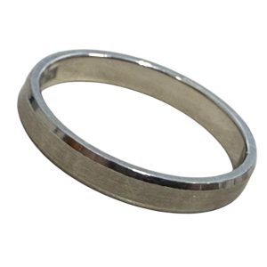 14k リング８号 Zoë Chicco 14k Gold Half Round Ring with 8 Star Set Diamonds