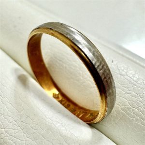 K18 Pt850 18金 プラチナ850 コンビリング 指輪
