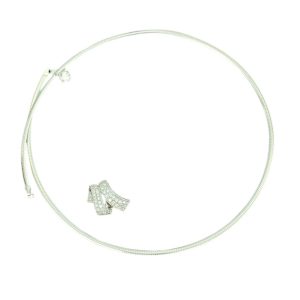 K18WGネックレス