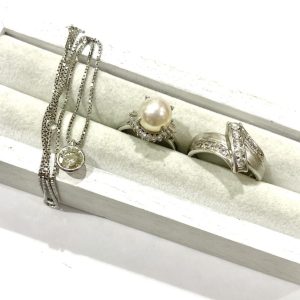 K14WG 0.1ct ダイヤモンド付きネクタイピンの買取実績 | 買取