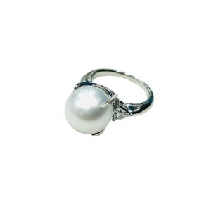 Pt900(プラチナ900) パール リング