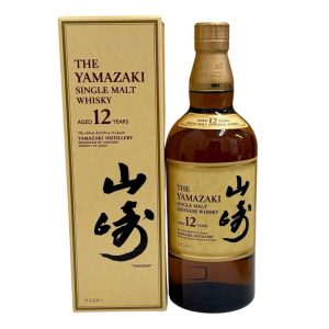 山崎12年　向獅子　箱入り サントリーピュアモルト 山崎12年 向獅子