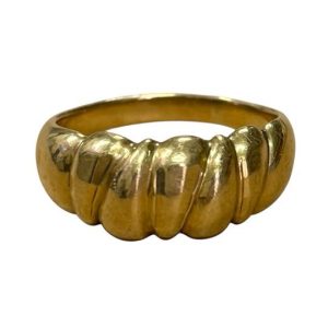 K18 リング 石なし 18金 アクセサリー