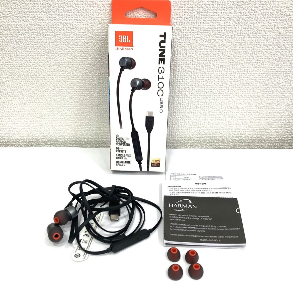 JBL TUNE310C 有線イヤホン